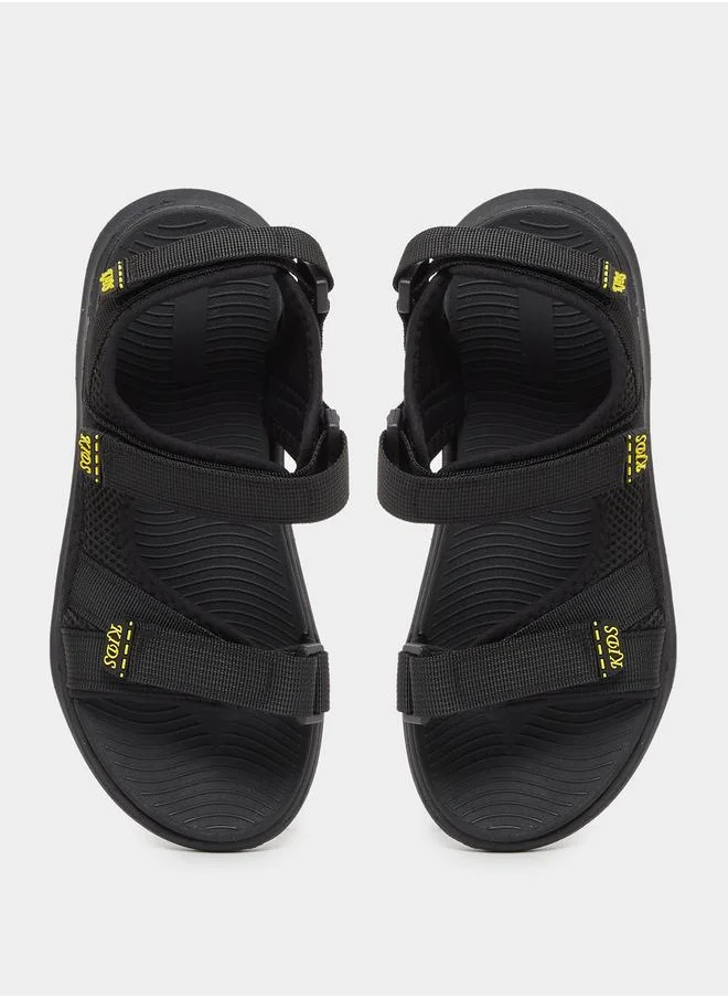 Styli Comfort Sandals with Hook and Loop Closure