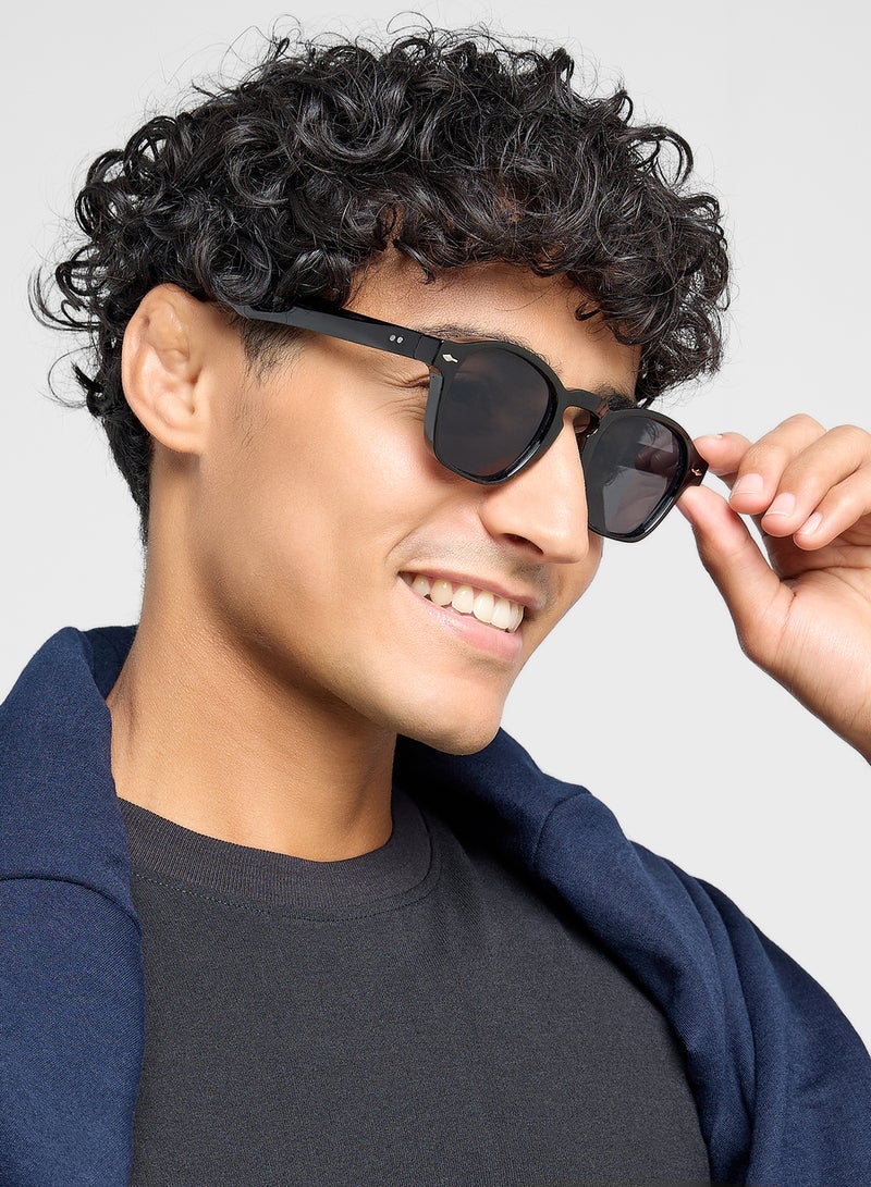 سفنتي فايف نظارات شمسية كاجوال مربعة بتصميم الطيار - Image 4