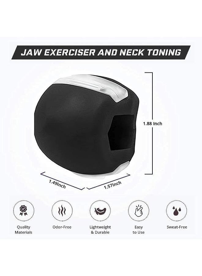 Generic 3 Pieces Men And Women Easy To Use Face Chin Mouth Exerciser Fitness Ball For Jaw Toner Shaper Facial Exercise Ball  - Image 2
