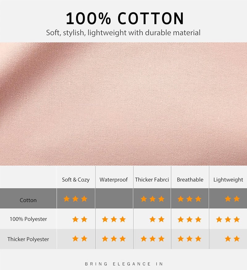 Syntus Apron for Men Women, Adjustable Cooking Kitchen Chef Aprons with 2 Pockets, Cotton/Polycotton/Polyester, Nude Pink, 33.07 * 26.77 Inch - Image 3