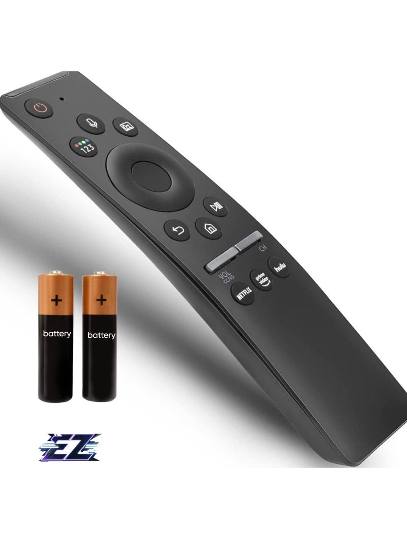 ELTRAZONE Universal Voice Remote Control for Samsung Smart TV LED, QLED, 4K, 8K UHD, Crystal, Frame, HDR, Curved – Includes Shortcut Buttons for Netflix, Prime Video, Hulu - Image 1