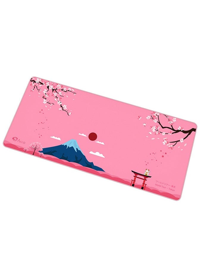 AKKO - Akko World Tour Tokyo Gaming Mouse Pad Table Mat Anti-Slip Large 35.4x15.7 Inch - Image 1