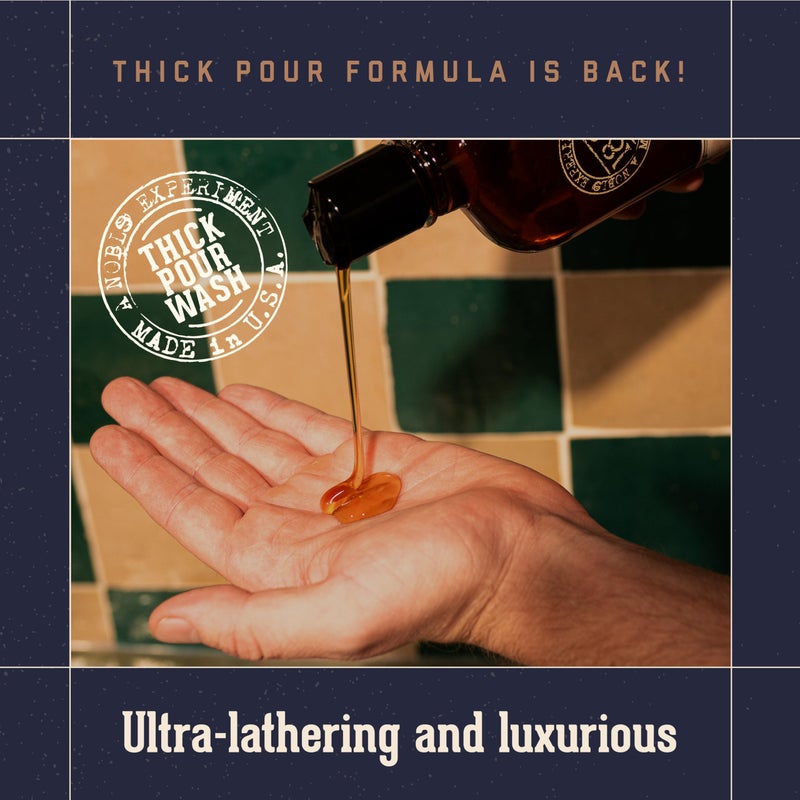 18.21 Man Made 18.21 مان ميد أوريجينال أبسولوت ماهوجني غسول جسم 3 في 1، شامبو، وبلسم للرجال، لجميع أنواع الشعر والبشرة، يقوي ويرطب برائحة رجولية، 3.4 أونصة - Image 2