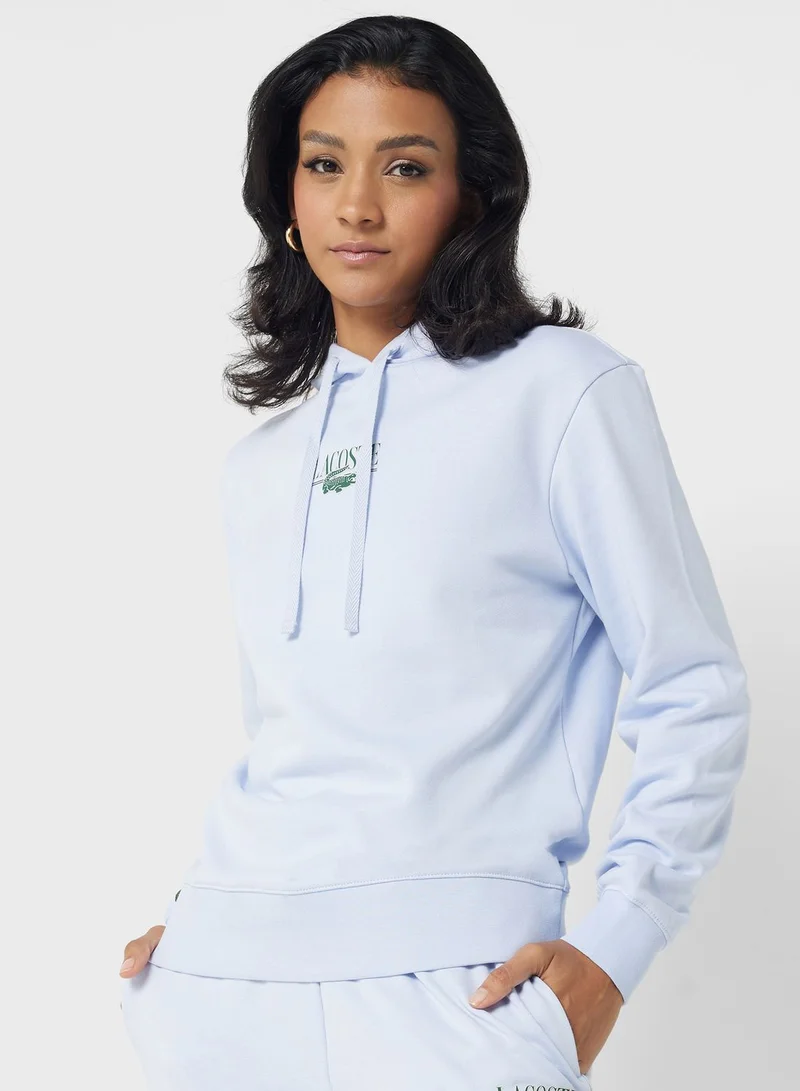 LACOSTE Round Neck Hoodie