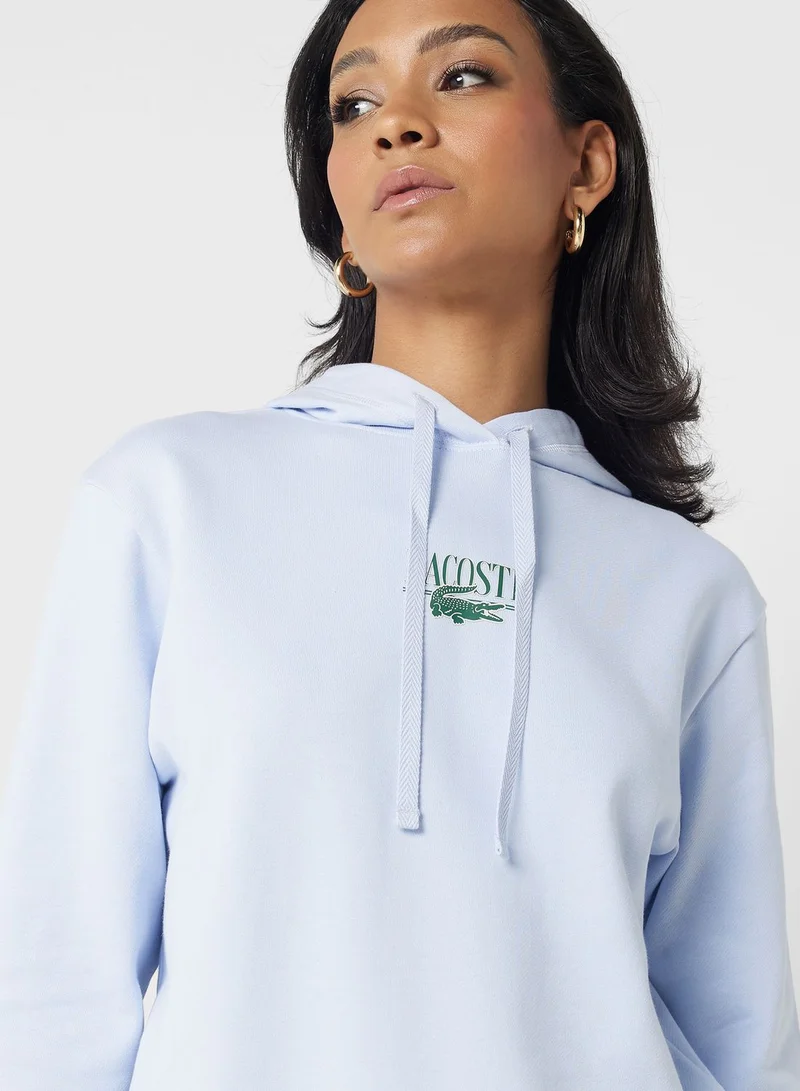 LACOSTE Round Neck Hoodie