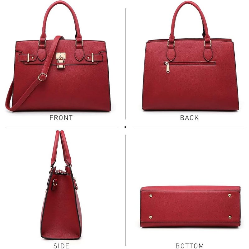 DASEIN Women Handbags and Purses Ladies Shoulder Bag Top Handle Satchel Tote Work Bag with Wallet - Image 3