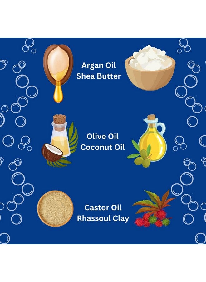 FERIHA Moroccan Indigo Nila Facial Soaphandmade With Argan Oil & Shea Butter - Image 3