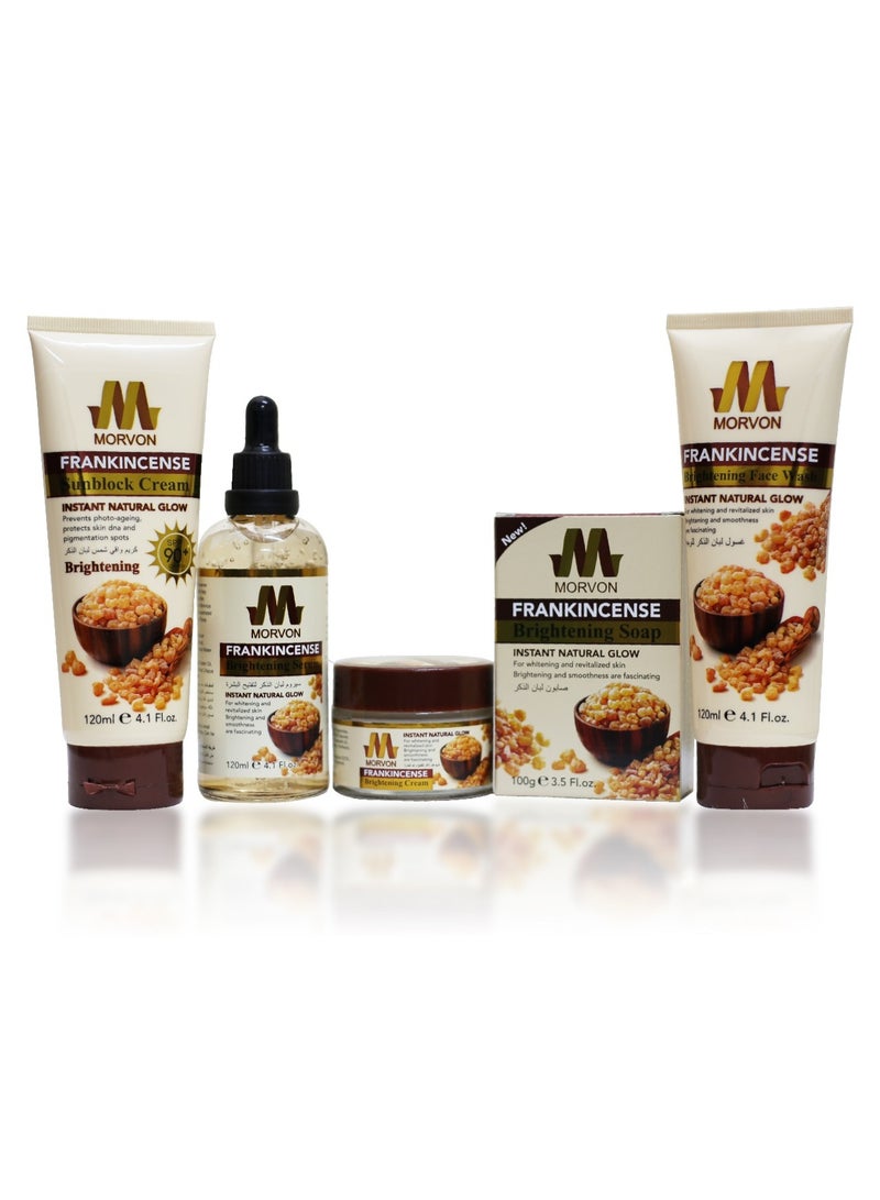 morvon Frankincense set for skin lightening and tightening, consisting of 5 pieces - Image 2