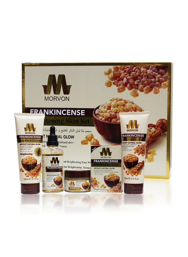 morvon Frankincense set for skin lightening and tightening, consisting of 5 pieces - Image 4
