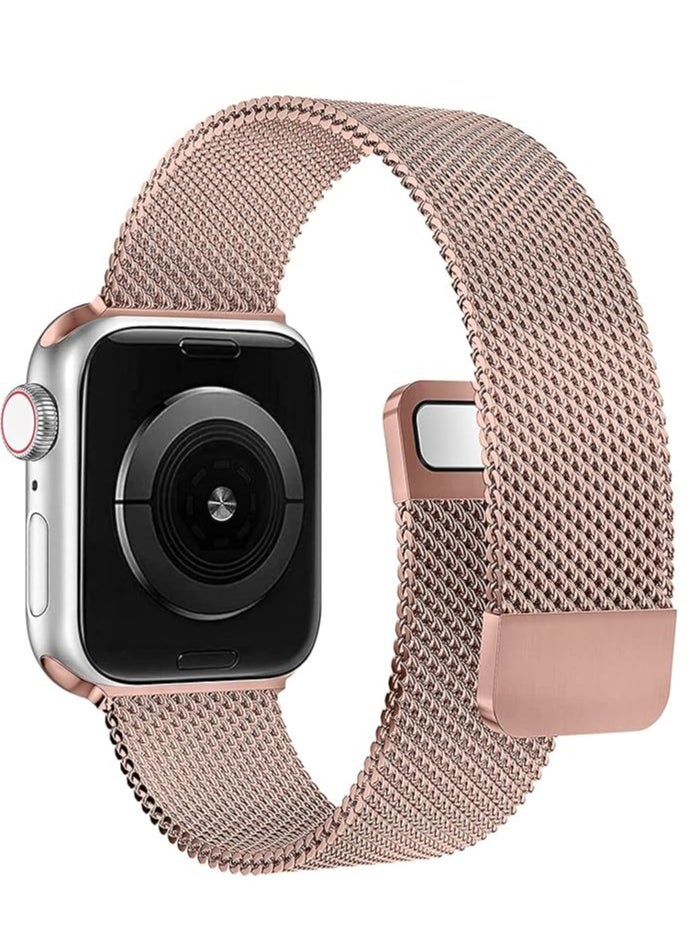 Generic - Replacement Band Compatible with Apple Watch Band 42mm 44mm 45mm 49mm, Classic Stainless Steel Metal Strap Compatible with iWatch Series 8 7 6 5 4 3 2 - Image 1