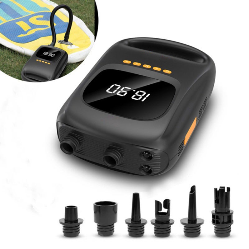 Air Pump 7500mAh Battery Real-Time Monitoring Auto-Stop - Portable Compact Design for Paddleboards Inflatables Outdoor Adventures - Image 4