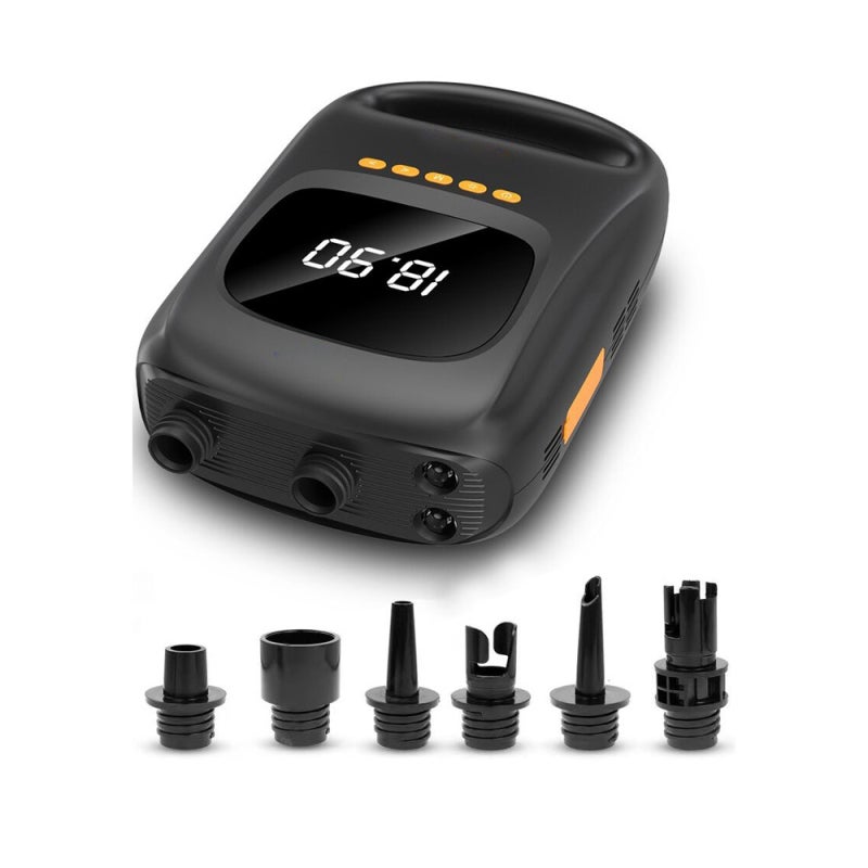 Air Pump 7500mAh Battery Real-Time Monitoring Auto-Stop - Portable Compact Design for Paddleboards Inflatables Outdoor Adventures - Image 1