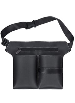 KASTWAVE Hairdresser Scissor Bag, Barber PU Leather Waist Pouch, Professional Hairdressing Tools Storage Holster with Waist Belt, Hair Salon Scissor Storage Waist Bag for Hairstylist  - Image 2