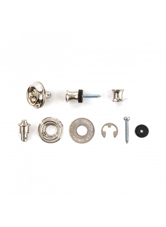 JIM DUNLOP JIM DUNLOP SLS1101N Straplok® Original Strap Retainer System, Nickel  - Image 3
