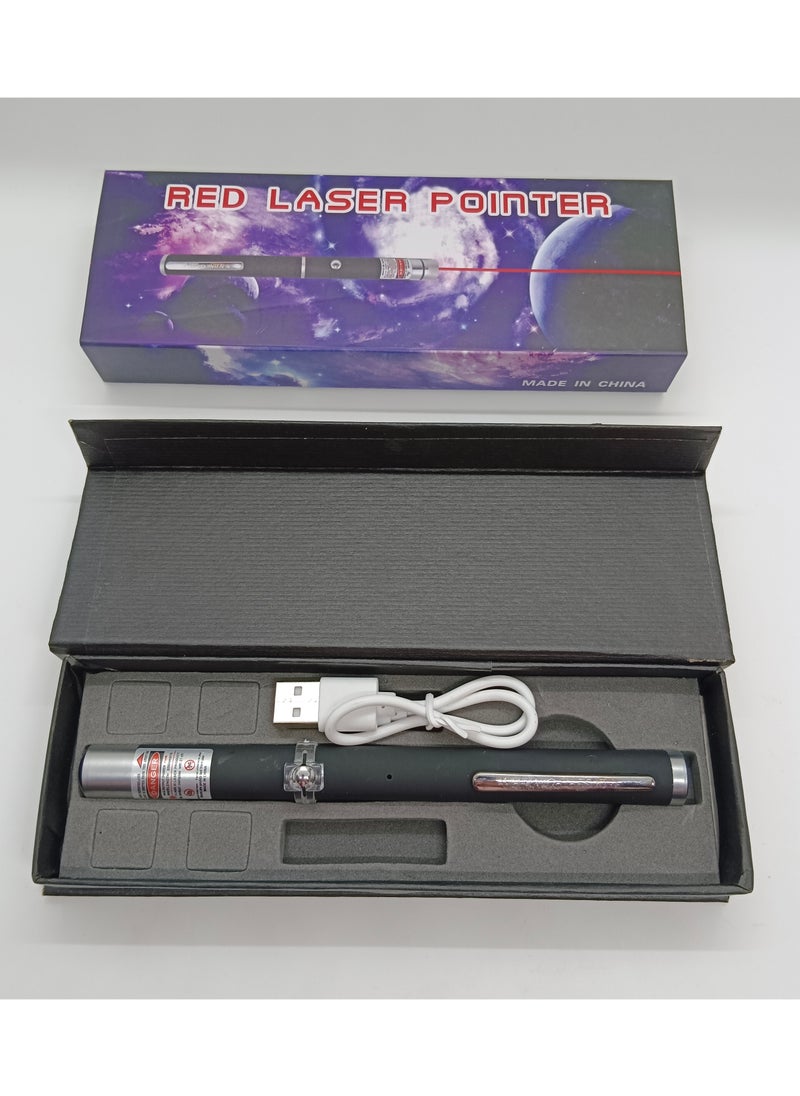 DETREND - Red Laser Pointer USB Rechargeable Low MOQ Long Distance Lazer Light Green Beam Laser Pointer With Giftbox - Image 1