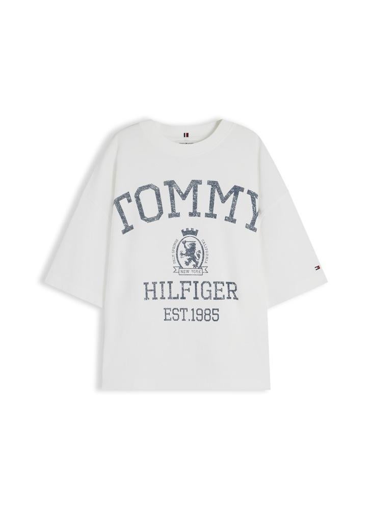 TOMMY HILFIGER Crest Relaxed Oversized T-Shirt - Image 5