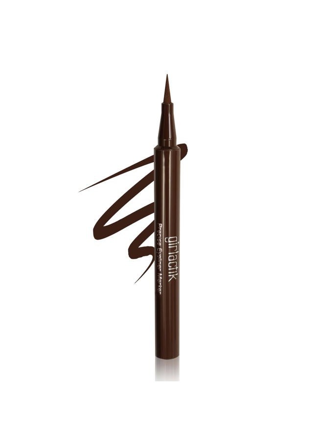 girlactik Precise Marker Liner - Brown Noir - Image 1