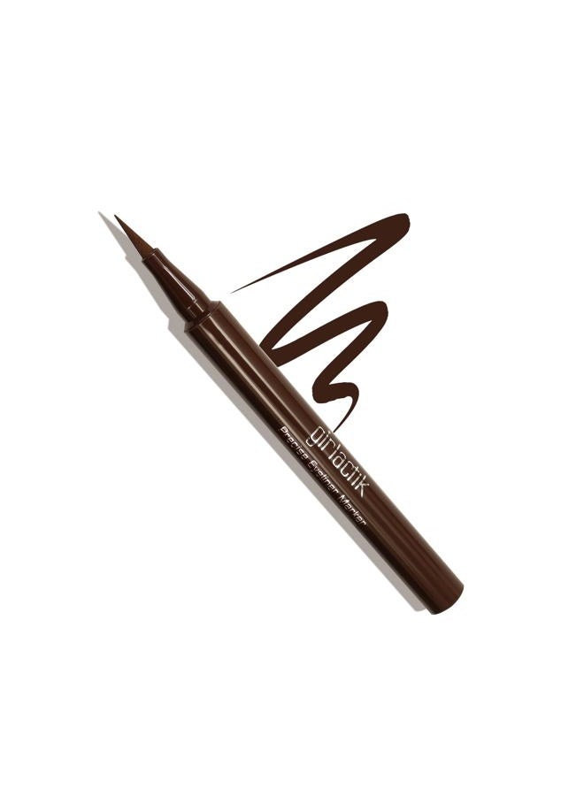 girlactik Precise Marker Liner - Brown Noir - Image 2