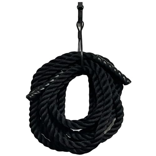 Pmsanzay Exercise Rope Storage Hanger, Wall-Mounted Heavy Duty Metal Battle Rope Storage Hook Bracket,Rope Storage Rack for Exercise Rope Battle Rope in Home Gym or Commercial Gym - Image 1