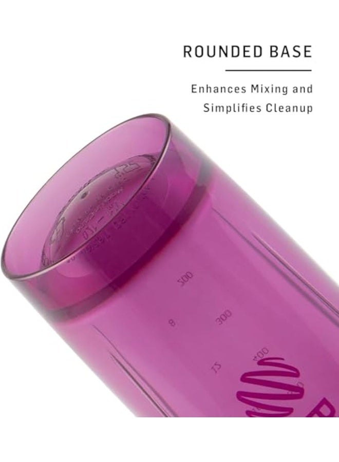 Blender Bottle زجاجة خلط بلندر بوتل سترادا مثالية لخلطات البروتين وما قبل التمرين، 24 أونصة، بنفسجي - Image 4