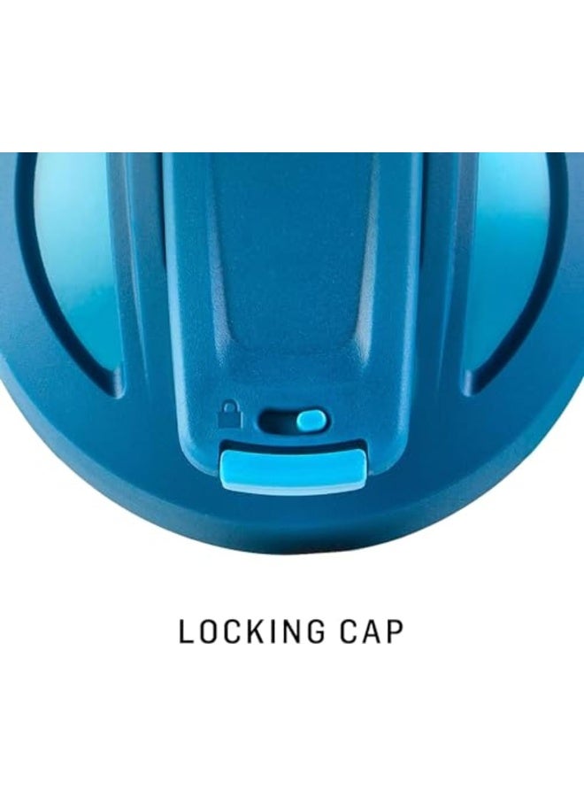 Blender Bottle زجاجة خلط بلندر بوتل سترادا مثالية لخلطات البروتين وما قبل التمرين، 24 أونصة، بنفسجي - Image 2