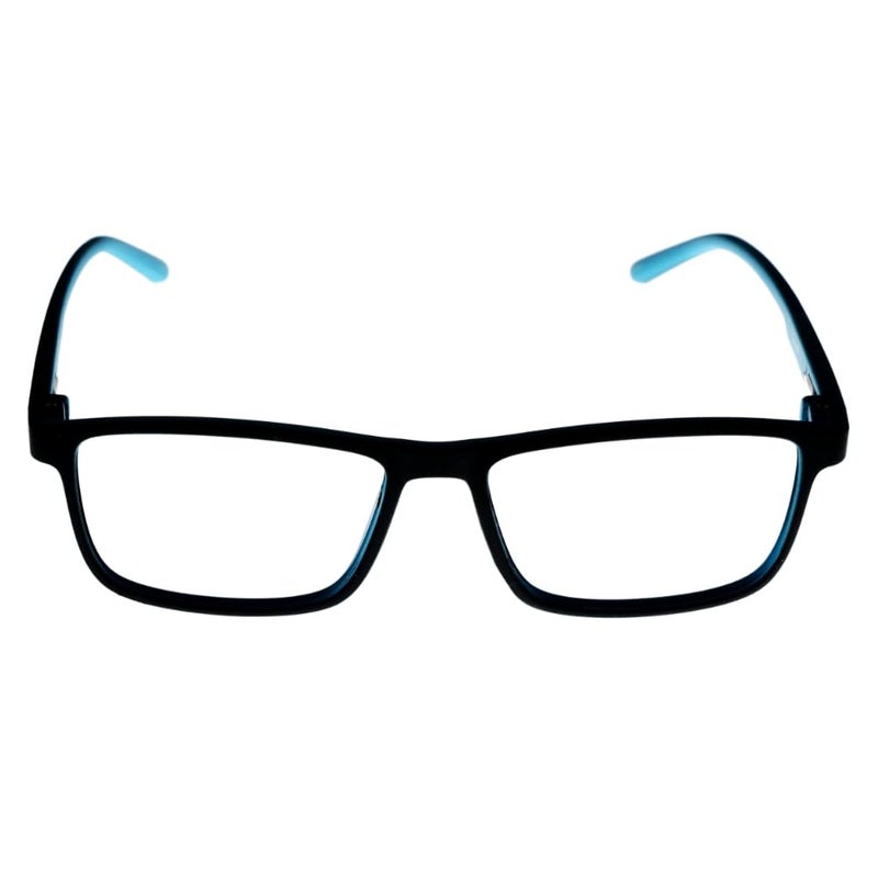 LENS+ Lensplus Rectangle TR Full Rim Eyeglasses with Blue Cut Lightweight Unisex Eyewear for Men & Women | Stylish Computer & Daily Use Frame - Image 1