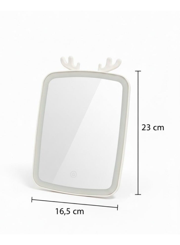 سبيس شوب مرآة مكياج بإضاءة ليد - Image 2