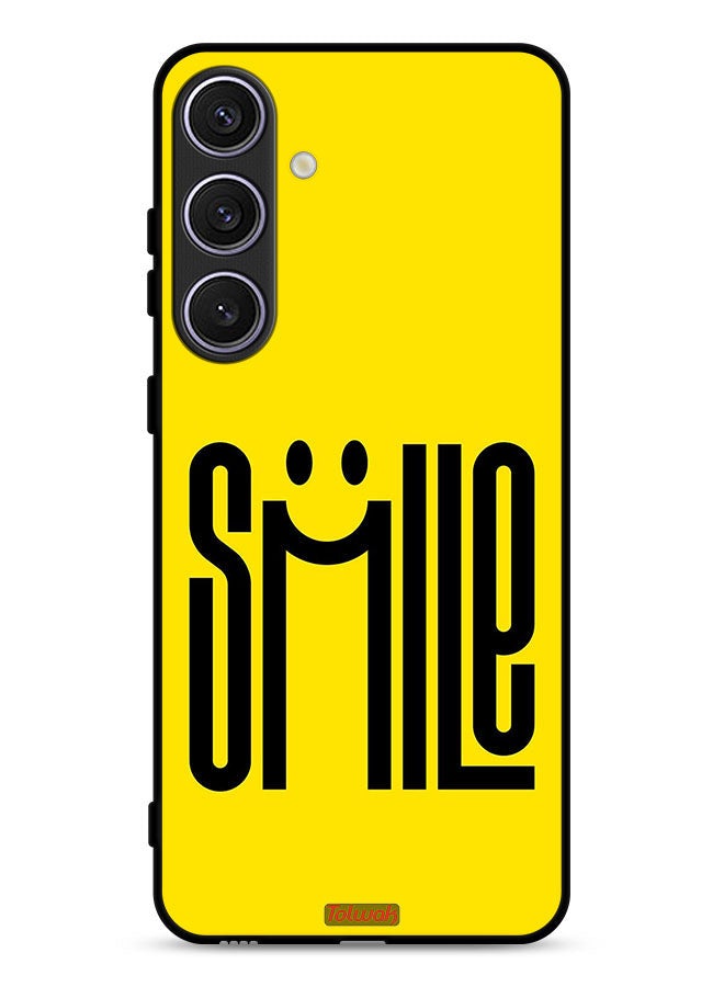 Tolwak Samsung Galaxy S24 Plus 5G Protective Case Cover Smile Art - Image 1