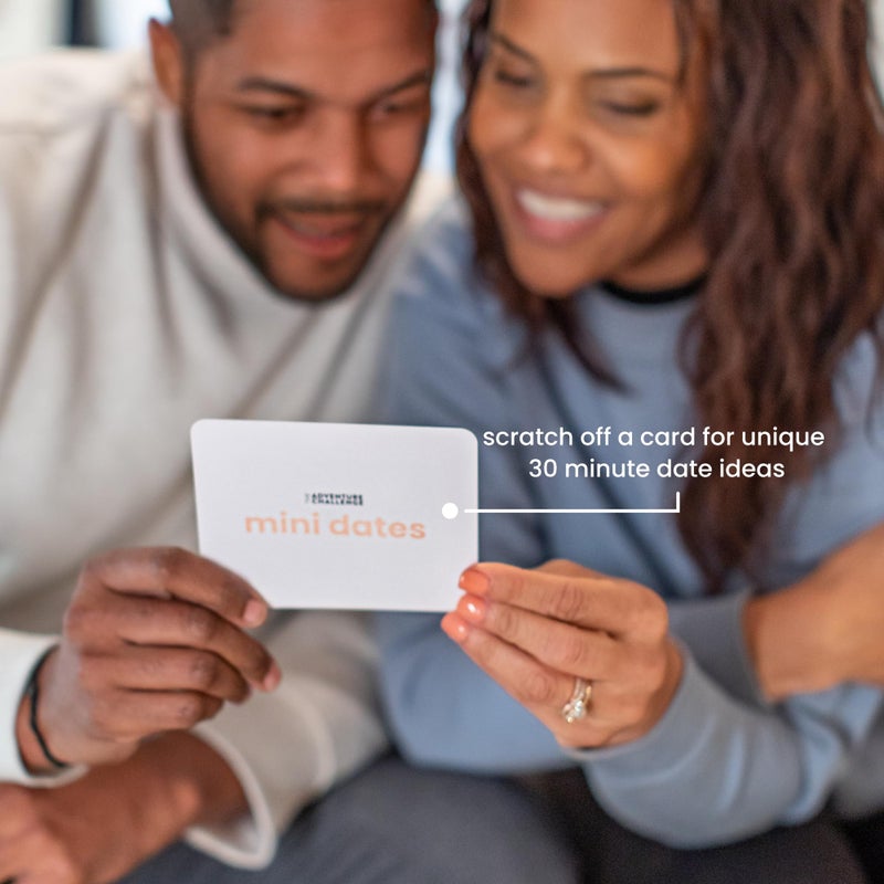 The Adventure Challenge Mini Dates â€“ Date Night Ideas for Busy Couples | 30 Meaningful Dates Under 30min | The Original Scratch-Off Date Night Game | Couples Gift - Image 2