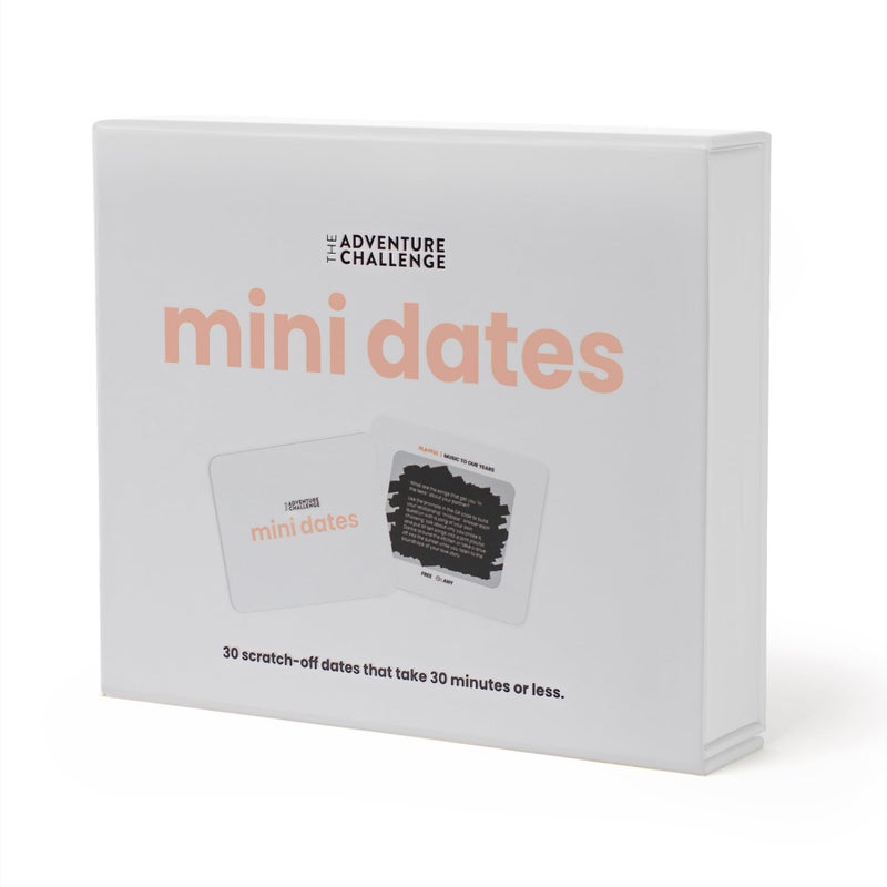 The Adventure Challenge Mini Dates â€“ Date Night Ideas for Busy Couples | 30 Meaningful Dates Under 30min | The Original Scratch-Off Date Night Game | Couples Gift - Image 1
