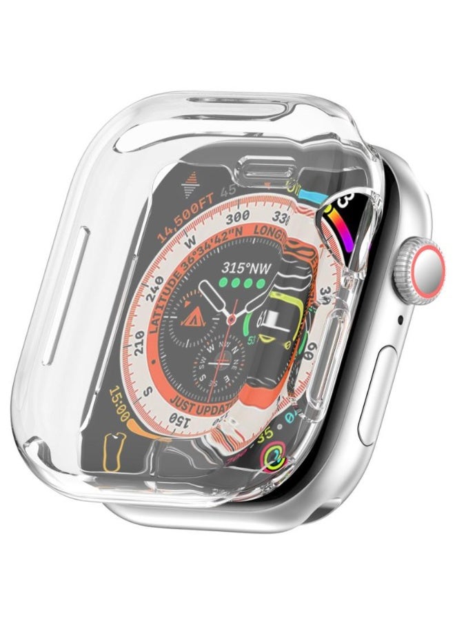 360° Full Protection Cover Silicon for Apple Watch Series 10 46mm - Clear - Image 1