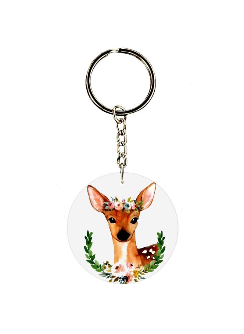 RKN Deer Printed Keychain