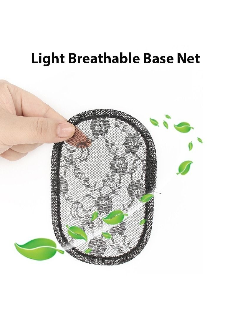 إستيل قطعة واحدة من غطاء الرأس الحقيقي للشعر الأبيض بديل قطعة الشعر المنفوش لزيادة حجم شعر مستعار للسيدات بني غامق - Image 3