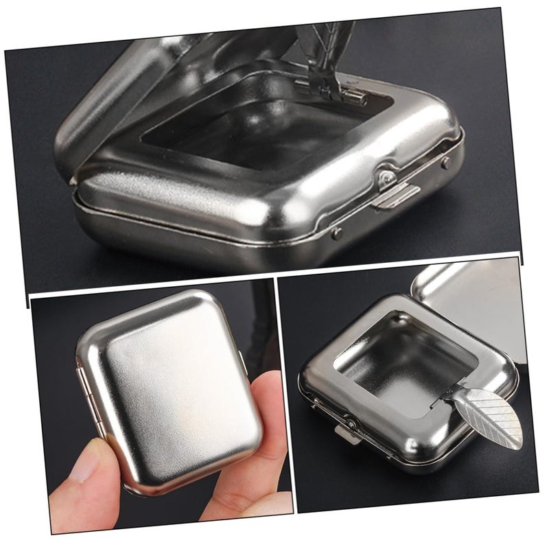 Portable Mini Ashtray for Car Travel Outdoor Windproof Cigar Holder Compact Design - Image 4