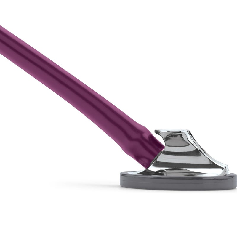 3M Littmann Master Cardiology Stethoscope, 2167, Stainless Steel Chestpiece, 27" Plum Tube - Image 3