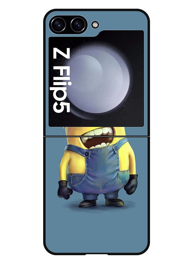 Theodor Protective Case Anti Scratch Shock Proof Bumper Cover For Samsung Galaxy Z Flip 5 Mini Smile - Image 1