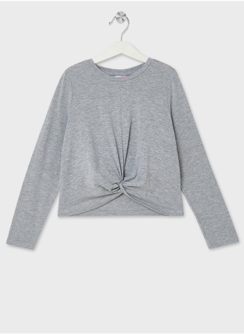 Vero Moda Girl - Kids Knot Detail Top - Image 1