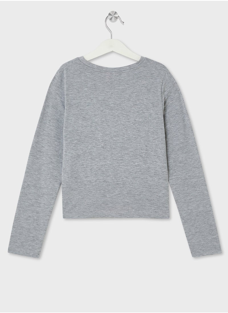 Vero Moda Girl - Kids Knot Detail Top - Image 1