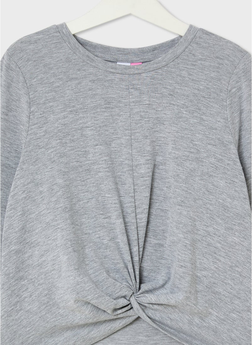 Vero Moda Girl - Kids Knot Detail Top - Image 1