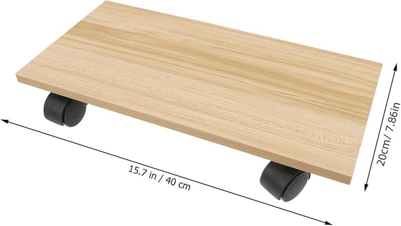 Desktop Computer Stand with Wheels for Easy Movement Under Desk PC Cart - Image 3