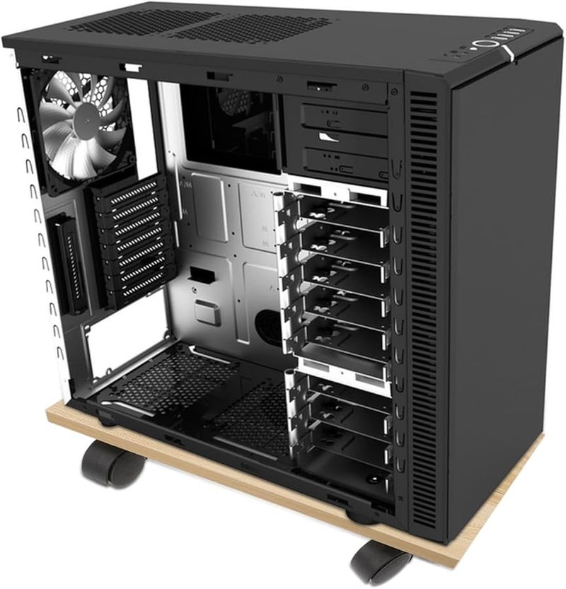 Desktop Computer Stand with Wheels for Easy Movement Under Desk PC Cart - Image 4