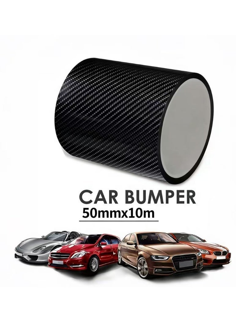 3D Carbon Fiber Car Door Sill Protection Sticker Roll 5cm × 10m – Anti-Scratch Waterproof DIY Car Body Protection Tape for Door Edge, Bumper & Interior Trim - Image 5