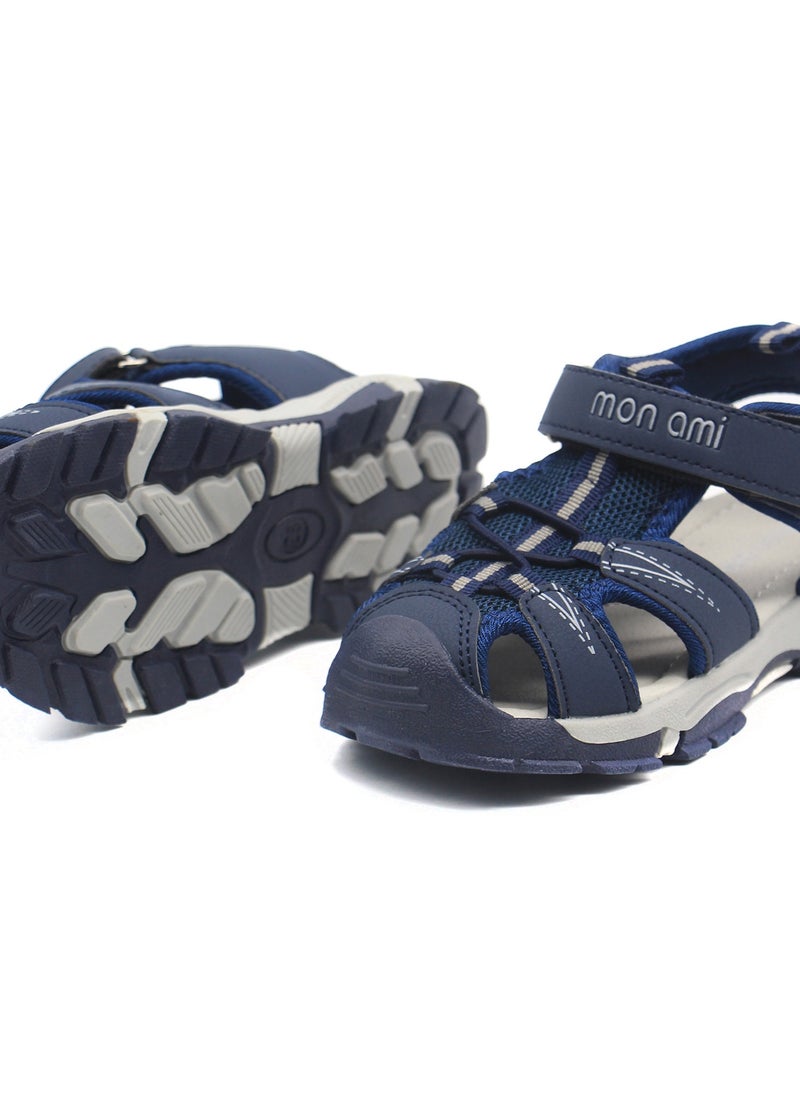 Mon Ami - Monami Boys and Kids Sandals | Hook & Loop Closure, Soft Bottom, Children Sports Sandals Unisex - Summer Baby Boy Sandals for Beach, Outdoor & Seaside | Casual Sandals for Toddler Girls, Boys & Kids - Image 1