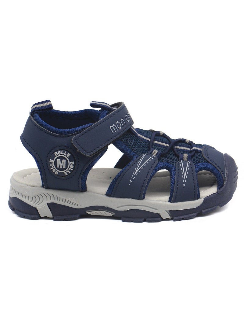 Mon Ami - Monami Boys and Kids Sandals | Hook & Loop Closure, Soft Bottom, Children Sports Sandals Unisex - Summer Baby Boy Sandals for Beach, Outdoor & Seaside | Casual Sandals for Toddler Girls, Boys & Kids - Image 1