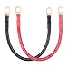 iGreely 6 AWG Battery Cable 6 Gauge Flexible Pure Copper Battery Welding Wires with 38 Lugs for Automotive Solar Panel Inverter Trolling Motor RV MarineReplacement Parts Accessories 1ft30cm - Image 2