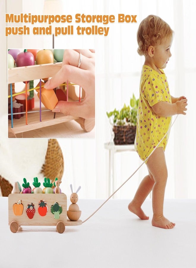 OESSUF Montessori Toys Toddlers Wooden Educational Toys for Baby Boys Girls, Shape Sorting & Matching Fine Motor Skills Toys, Birthday Gifts for Kids - Image 4