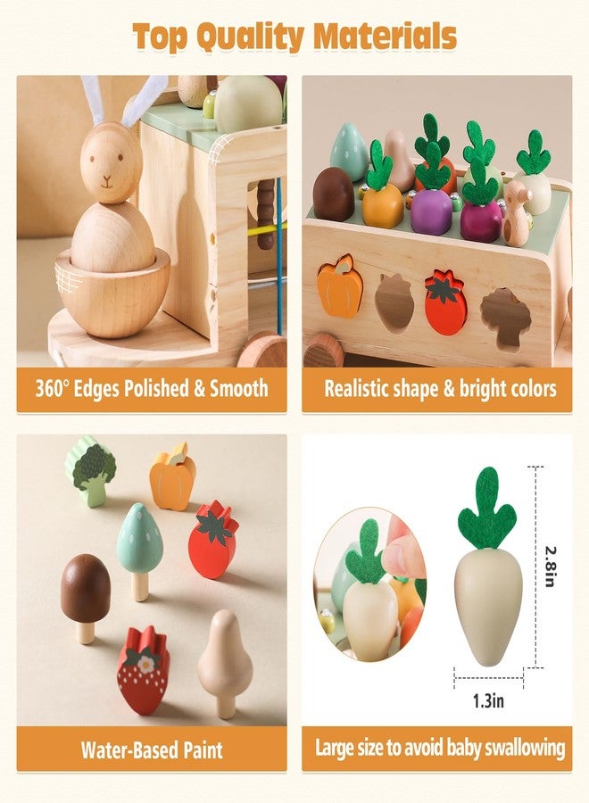 OESSUF Montessori Toys Toddlers Wooden Educational Toys for Baby Boys Girls, Shape Sorting & Matching Fine Motor Skills Toys, Birthday Gifts for Kids - Image 2