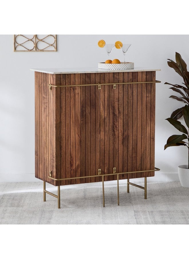Home Box Glenn Marble Top Bar Unit 48 x 110 x 100 cm - Image 1