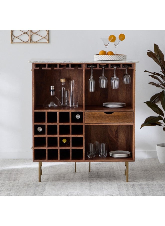Home Box Glenn Marble Top Bar Unit 48 x 110 x 100 cm - Image 3
