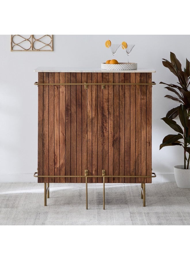 Home Box Glenn Marble Top Bar Unit 48 x 110 x 100 cm - Image 2